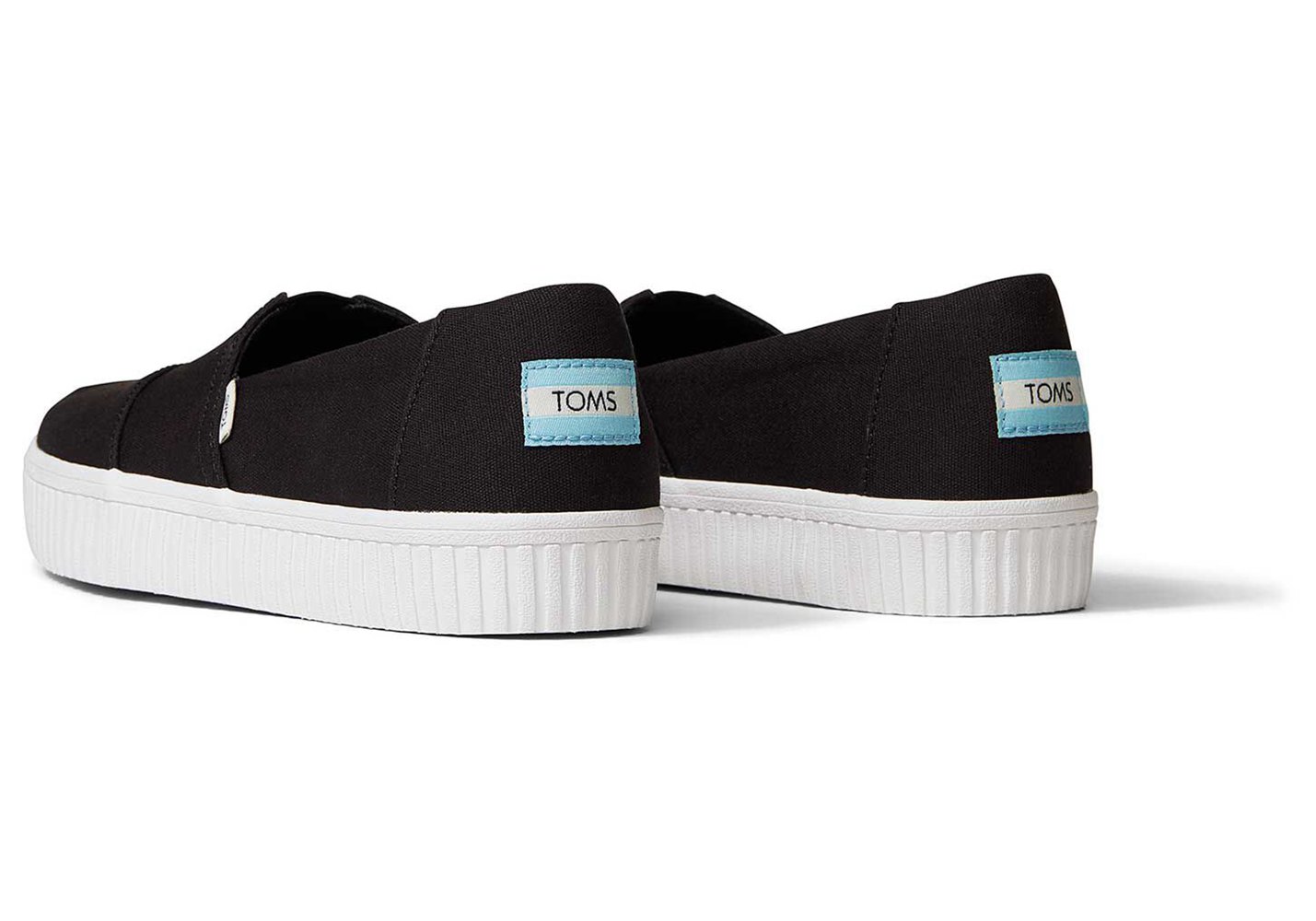 Toms Espadryle Damskie Czarne - Alpargata Indio Slip On - 19CUVLGHN